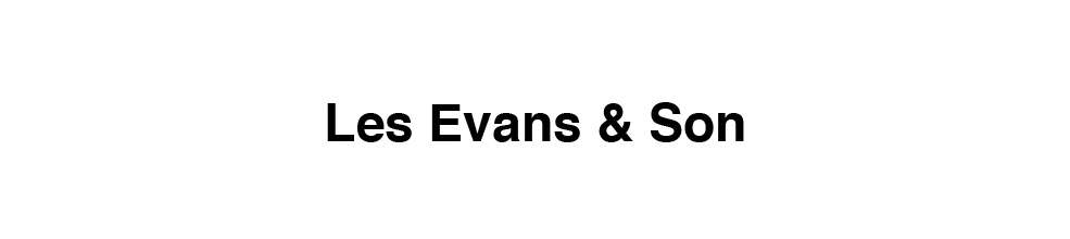 Les Evans & Son logo banner