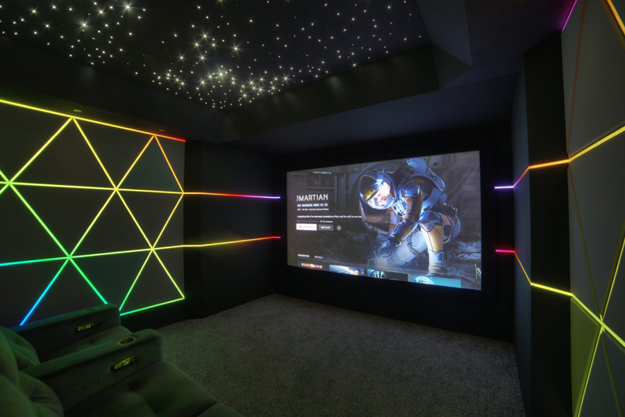 Acoustic Pixel Ltd demo room DLA-NZ500