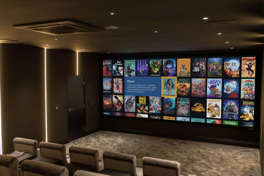 The London Home Cinema Company Demo Room DLA-NZ800 JVC Projector