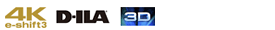 4K e-shift D-ILA 3D