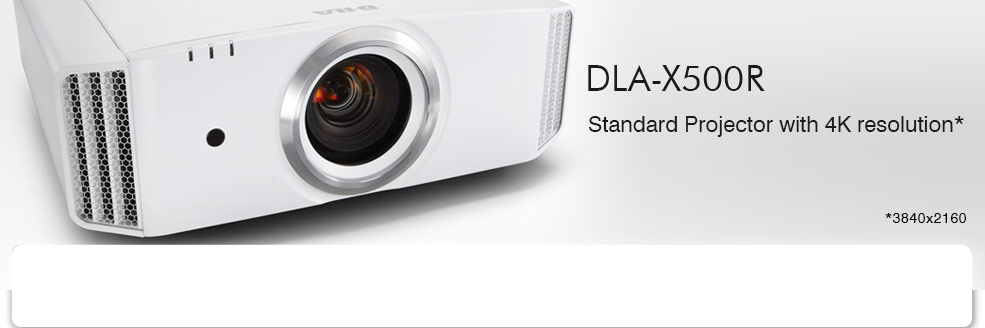 DLA-X500R Standard Projector with 4K resolution* *3840x2160