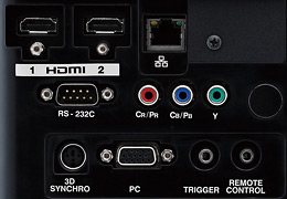 Terminals on the side (DLA-X9/X7)