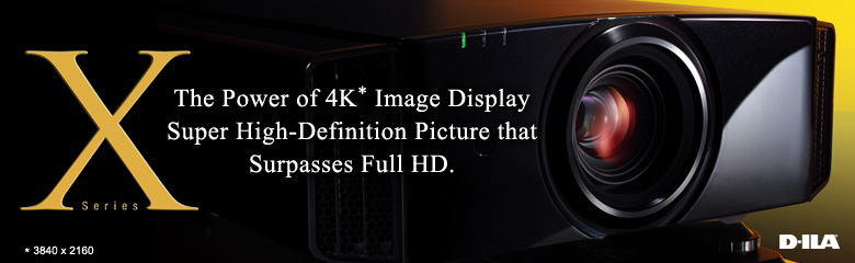 The Power of 4K Image Display Super High-Definition Picture that Surpasses Full HD.