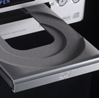 DVD Tray with Honeycomb-Shaped Ribs